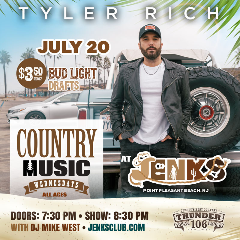 Tyler Rich Country Music Wednesday Jenks
