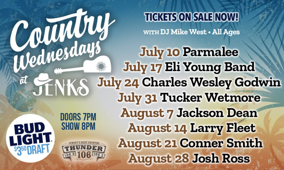 Country Wednesdays Check out our remaining Country events! Jenks